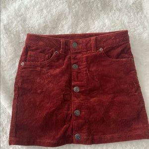 Little girl skirt burnt orange size 6/6x. Super cute